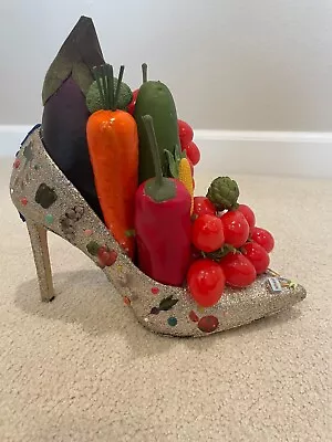 Krewe Of Muses Shoe Mardi Gras 2024 - Vegetable Cornicopia  • $75