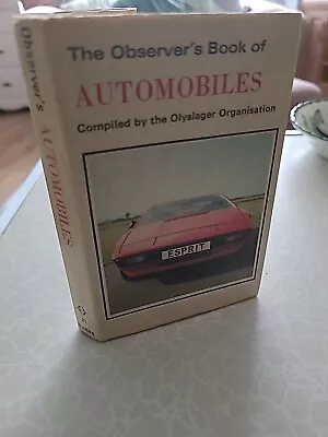 The Observer's Book Of Automobiles 1978 21st Hardback With Dust Jacket Observers • £6.99