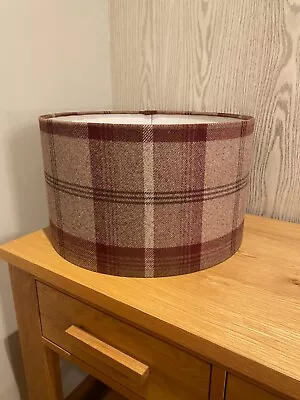 Handmade Lampshade In Porter And Stone Mulberry Fabric Tartan Various Sizes • £24.95