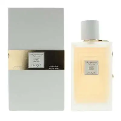 Lalique Les Compositions Parfumees Sweet Amber 100ml Edp Spray - New & Boxed • £94.95