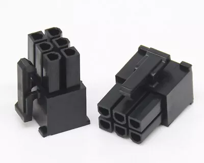 10 Set 4.2mm 6pin 2*3Pin 5557 PCI-e Power Connector Socket Male With Crimp Pin • $6.99