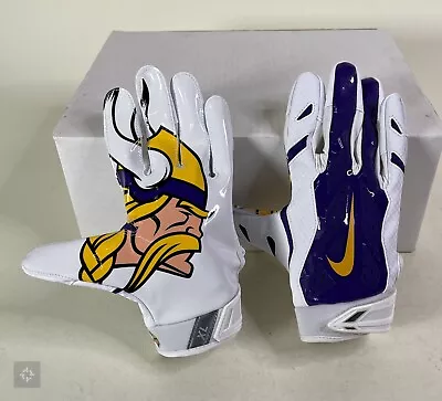 NEW Nike Vapor Jet 3.0 Minnesota Vikings Mike Wallace PE Gloves Men's Size XL • $79.99