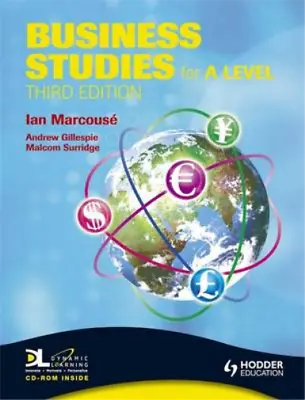 Business Studies For A Level (Hodder Arnold Publication) Ian Marcouse Malcolm  • £3.35