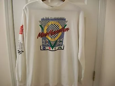 Vintage 90s Mini Marathon T Shirt Large Indy 500 Festival Parade 1991 Indianapol • $22.99