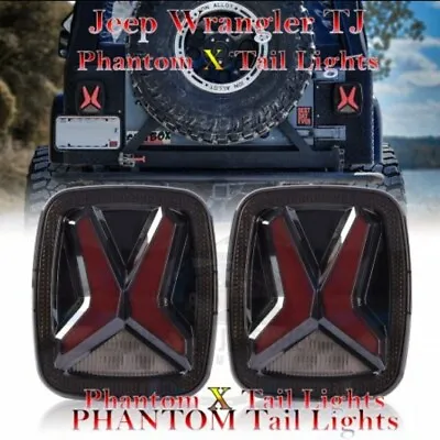 Jeep Wrangler Tj 1997- 2006 Phantom X Led Tail Lights • $138