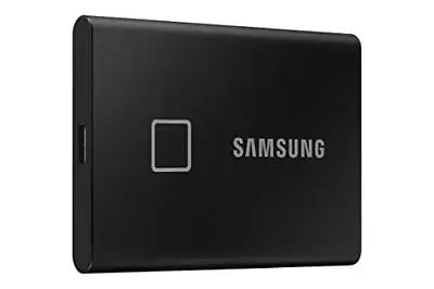 Samsung T7 Touch Portable SSD - 500 GB - USB 3.2 Gen.2 External SSD Metallic Bla • £76.49