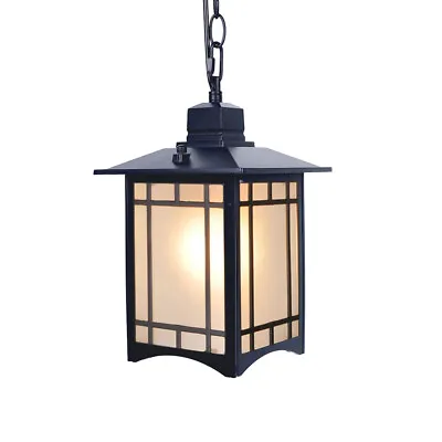 Outdoor Pendant Ceiling Light Fixture Hanging Lantern Exterior Porch Front Entry • $33