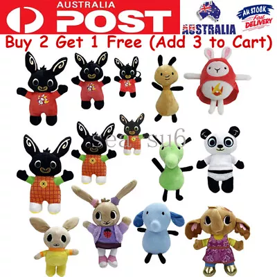 Bing Bunny Hoppity Voosh Coco Sula Flop Pando Friend Plush Toy Doll Kids Gifts • $18.59