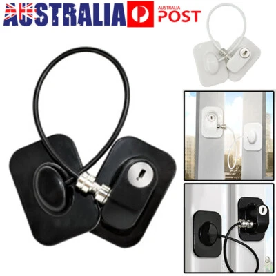 $11.85 • Buy Refrigerator Lock Fridge Cabinet Child Safety Window Door Drawer Latches W/ Keys