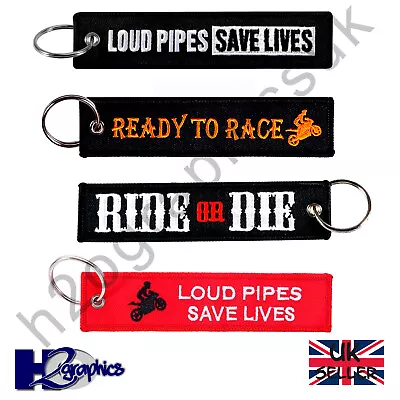 Funny Motorbike Biker Keyring Key Fob Harley Davidson KTM Kawasaki Yamaha Suzuki • £4.75