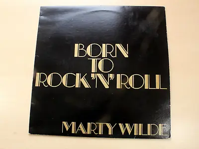 Marty Wilde/Born To Rock 'N' Roll/1976 Big M Records LP + Autograph/Signed/EX • £6.99