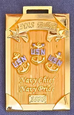 Awesome 2.5  Navy USN Chiefs Mess CPO Challenge Coin FY23 NAS Fallon NV • $49.95