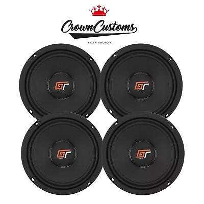 640w 6.5  Pro Audio Midrange 4 Pack Gt Audio Gt-mr6/4 Car Audio Speakers 4ohms • £64.99