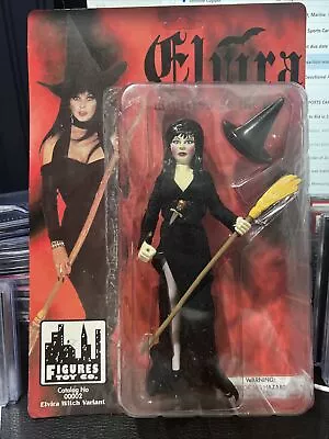 Elvira Mistress Of The Dark Witch Variant Figure 1998 UNPUNCHED Halloween • $19.60