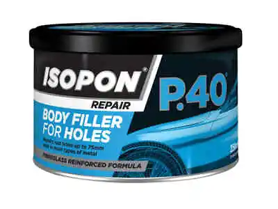 £9.99 • Buy U-Pol Isopon P40 Fibre Glass Body Filler 250ml Very Durable Waterproof P40S