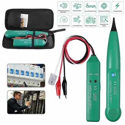 £13.60 • Buy Portable Cable Finder Tone Generator Probe Tracker Wire Network Tester Tracer