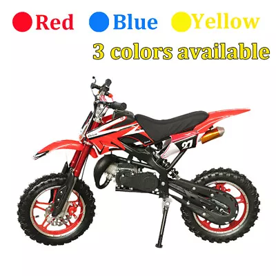 Mini Kids Dirt Bike Motorcycle 49cc 2-Stroke Gas Powered Off-Road Sports Ride • $399