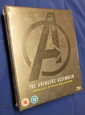 Avengers 1-4 Complete 4 Film Boxset Blu Ray New Sealed Original  • £12.99