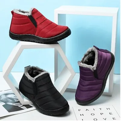 $20.99 • Buy Nuevos Zapatos Botas Botines Para Mujeres De Invierno Calidos De Nieve Modernos