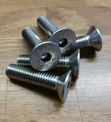 £2.60 • Buy M10  X 40MM COUNTERSUNK BOLT CSK ALLEN KEY SOCKET SCREWS A2 STAINLESS STEEL