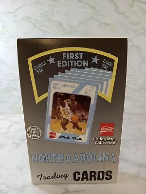 First Edition North Carolina Michael Jordan Box Set 36 Unopened Packs 8 Cards Ea • $40