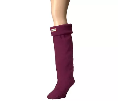 Hunter 1060 Original Unisex Violet Tall Boot Socks Size  L • $41.25