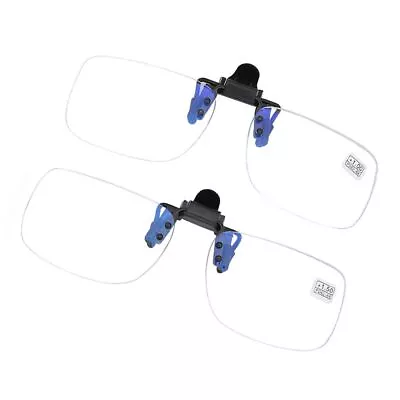 Flip Up Down Clip Presbyopic Glasses Magnifying Glasses  For Reading • £4.37