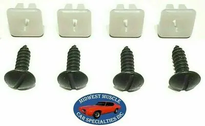 Ford Front Rear Bumper License Plate Holder Frame Bolts & Nuts Hardware 8pc RL • $12.21