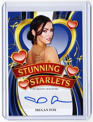 Megan Fox 2015 Leaf Pop Century Autograph Card # 09/10 !! Auto Transformers • $134.99