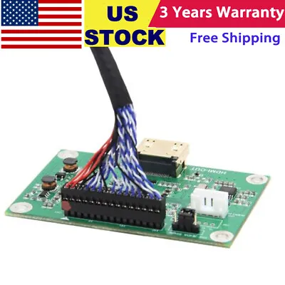 V1.5 LVDS To HDMI-Compatible Adapter Board Converter + Cable 1080P 720P 【USA】 • $37.05
