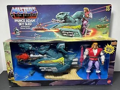 Mattel 2019 Masters Of The Universe Origins Prince Adam Sky Sled Factory Sealed • $25