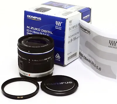 Olympus M.Zuiko Digital 9-18mm F/4-5.6 ED MSC For MFT - Original Packaging || From Dealer • £324.71