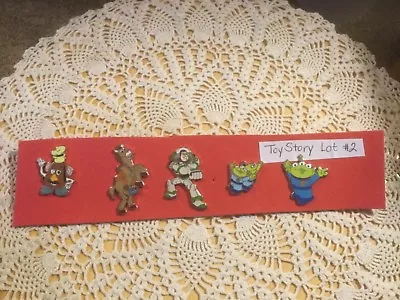 Disney Toy Story.  LOT #2.  Set Of 5 Disney Pins.  See Photos.   • $25