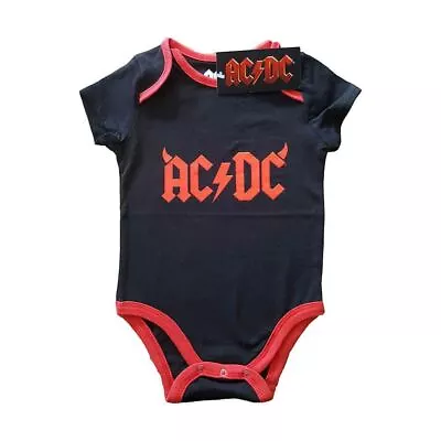 AC/DC Horns Logo Black Babygrow • £9.95