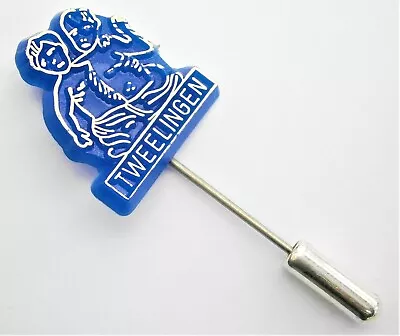 $6.23 • Buy V571) Vintage Gemini Twins Tweelinger Zodiac Sign Tie Lapel Pin Badge