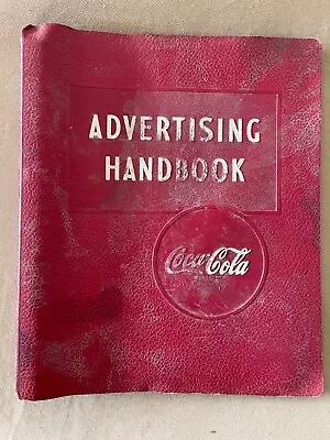 Vintage 1940's Coca-Cola Bottlers Advertising Sign Poster Handbook Binder Coke • $350