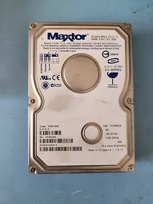 Maxtor DIAMONDMAX PLUS 9 YAR41VW0 80GB RPM IDE ATA/133 Hard Drive TESTED • $25