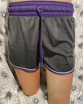 Made For Life Purple And Black Shorts Size Small • $7