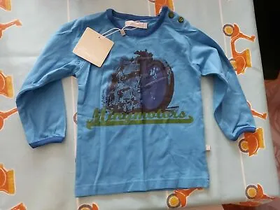 Minymo 3m 12m Months Top Boys BNWT Motorbike Cute Soft • £7