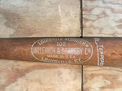 Softball Bat Swing King 102 Hillerich Bradsby Wood Louisville Slugger 33 Oil VTG • $24.99