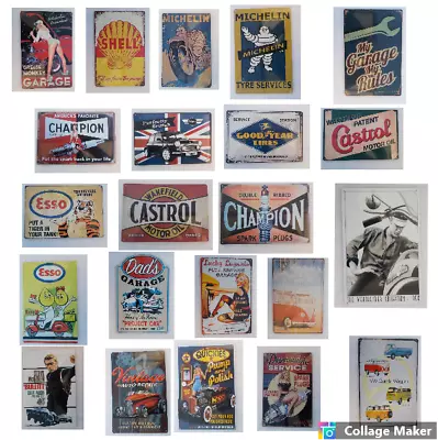 Retro Metal Signs 300mmx200mm A4 SIZE  12  X 8  Over 100 Designs • £2