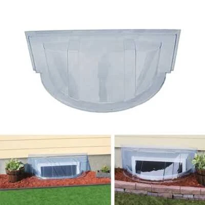 $23.70 • Buy Window Well Cover For Snow, Rain, And Pests   39 In. W X 17 D 15 H Round Bubble