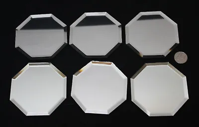 6 X Octagonal Mirrored Coasters • £10