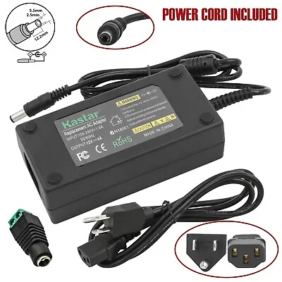 Kastar 12V 4A 48W AC/DC Adapter Power Supply For 5050 LED Light Strip Monitor • $11.99