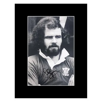 Signed John Taylor Photo Display - 16x12 Wales Rugby Icon +COA • £149.99