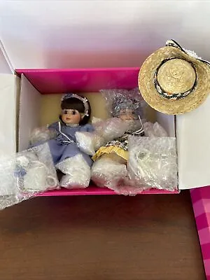 Marie Osmond Olive May Twosome Tiny Tots Porcelain Dolls NIB COA And Accessories • $29.95