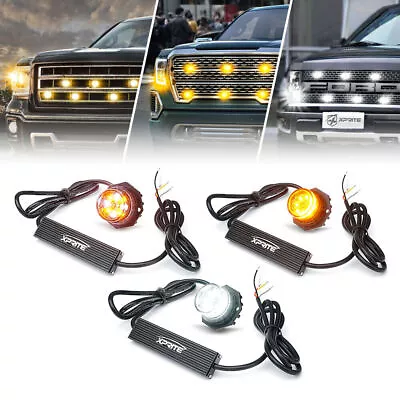 $29.74 • Buy Xprite LED Hide-A-Way Emergency Hazard Warning Strobe Light Bulbs White / Amber