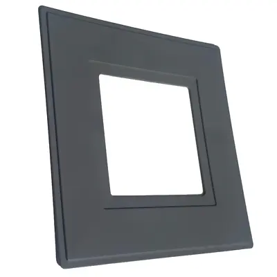 Grey Single Light Switch Socket Finger Plates Surround Wall Protector Cover • £1.99