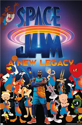 $10.50 • Buy SPACE JAM 2 - LEBRON JAMES - MOVIE POSTER - 22x34 BASKETBALL NEW 19392