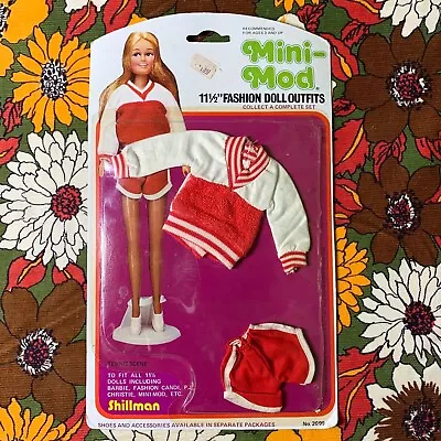 Vintage Mini Mod BarbieFashion NIP Shillman Outfit For 11.5  Dolls • $16